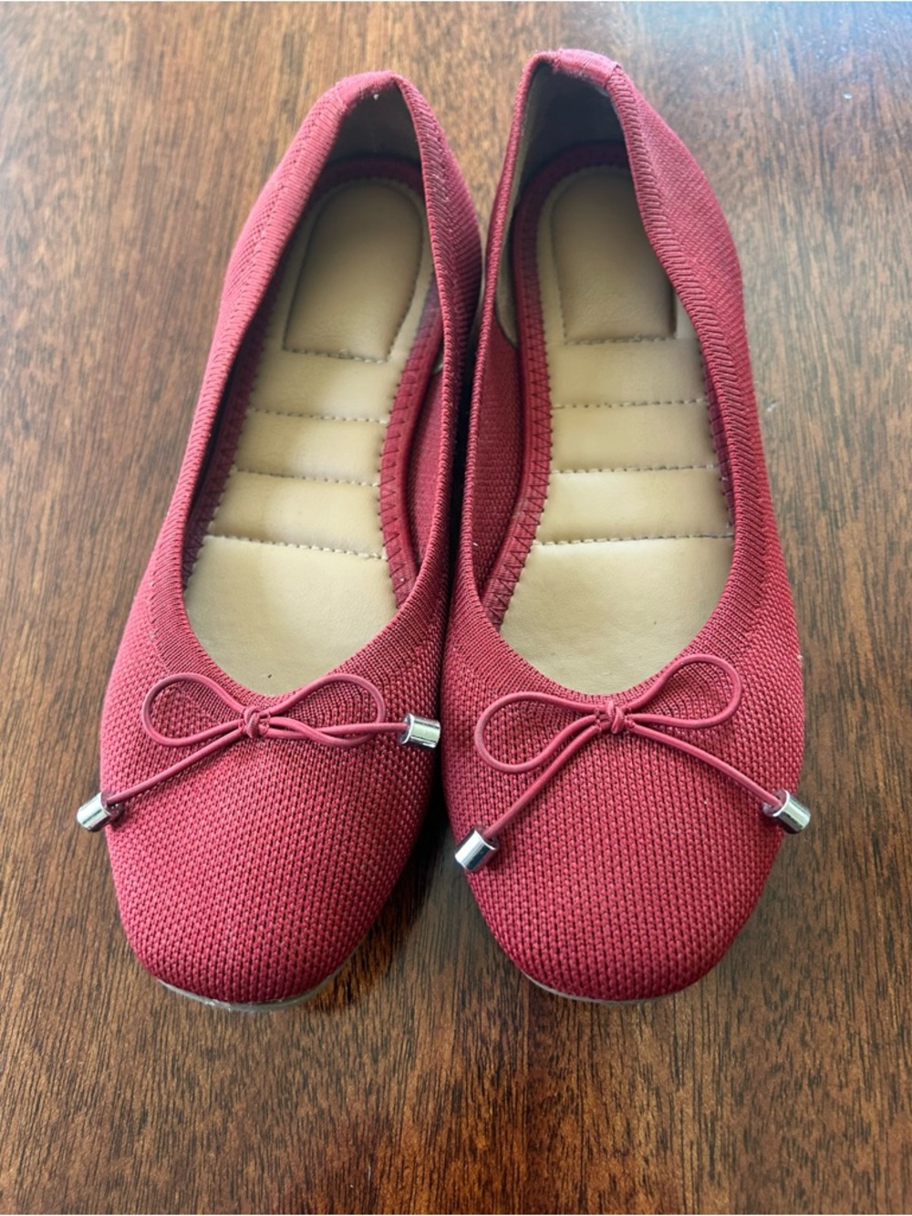 Kelly & Katie Sasha Ballet Flats Heart Red Size 6 - Picture 5 of 7